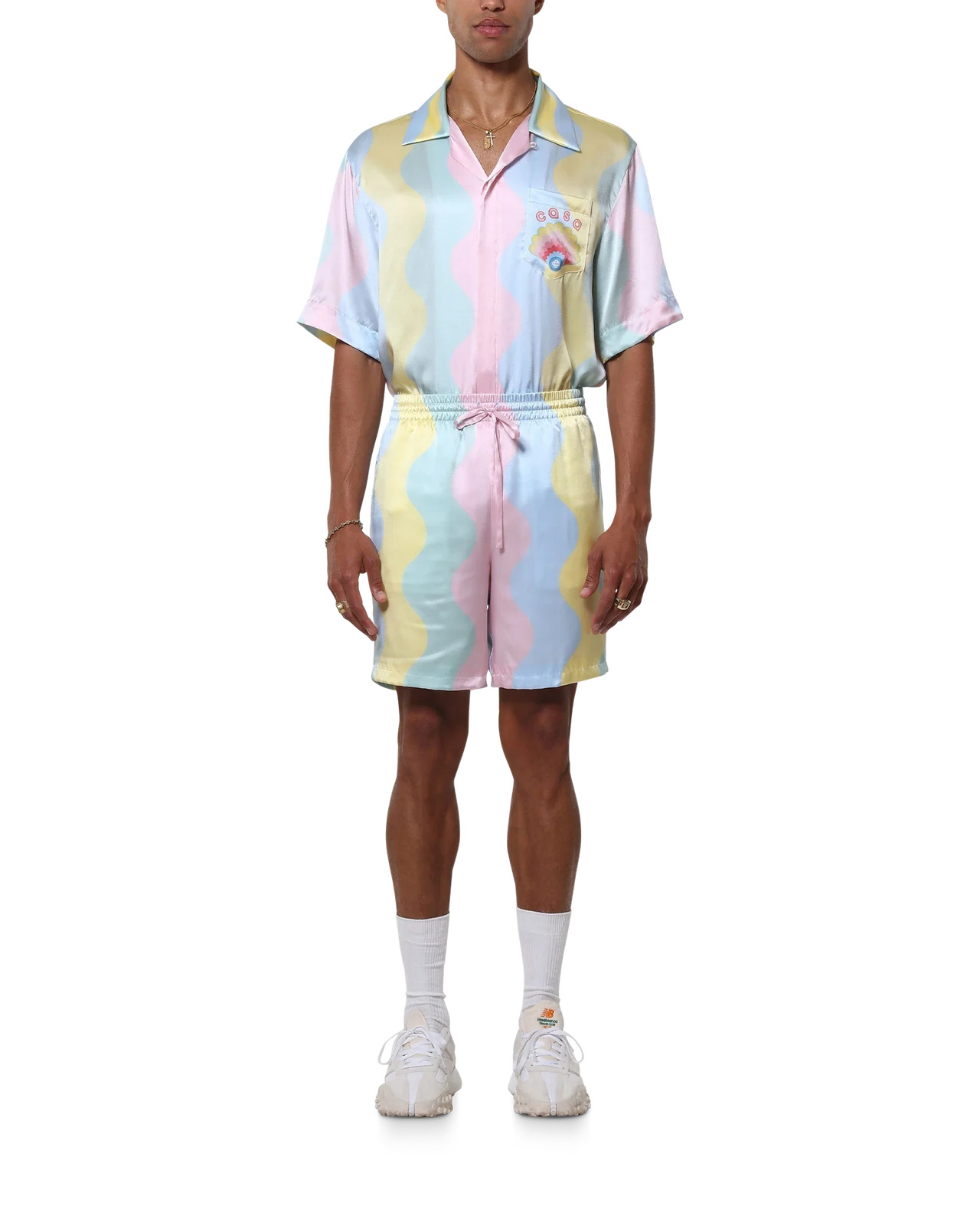 Casa Shell Wave Silk Shorts - 2