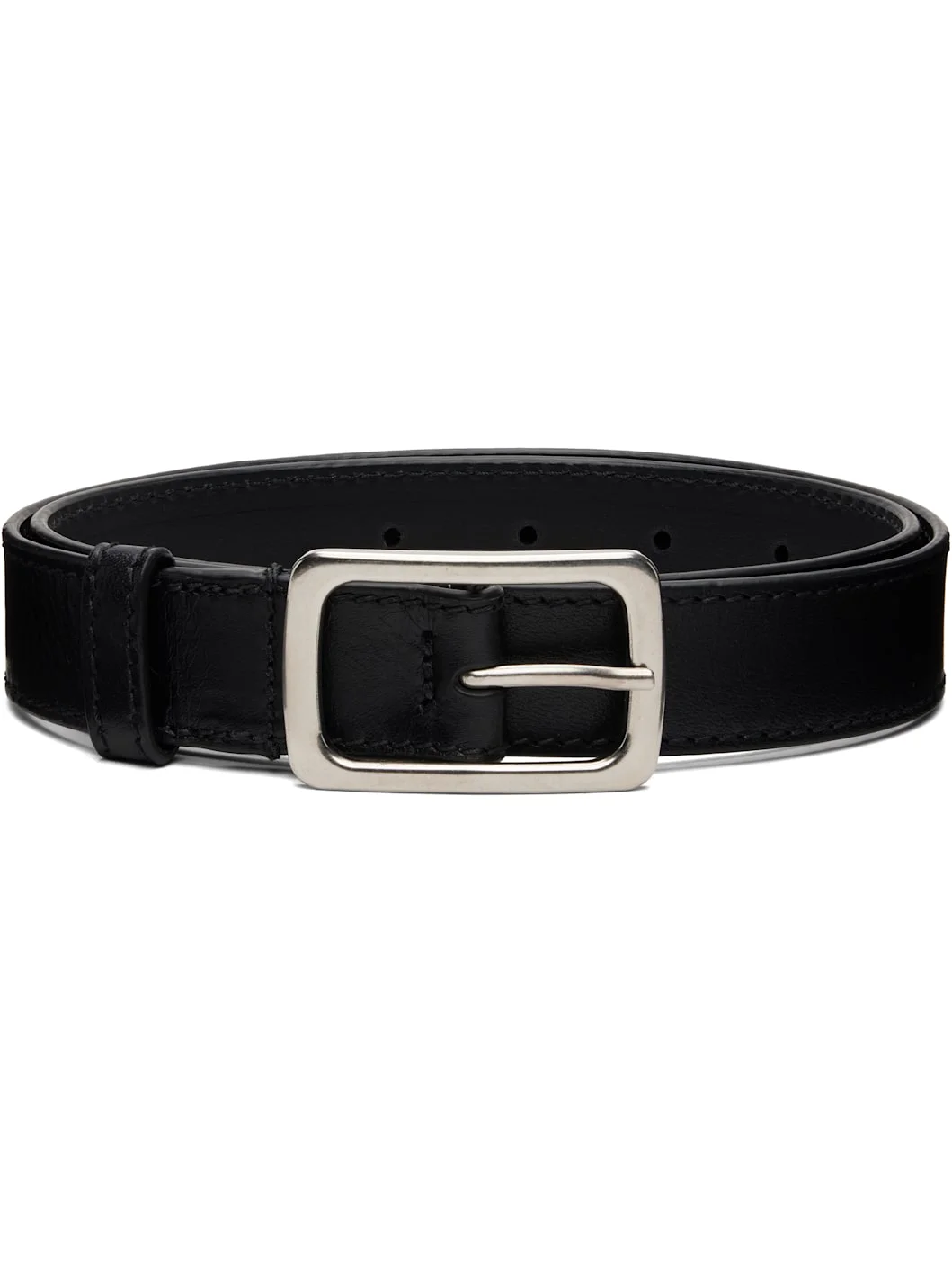 Black Leather Belt - 1