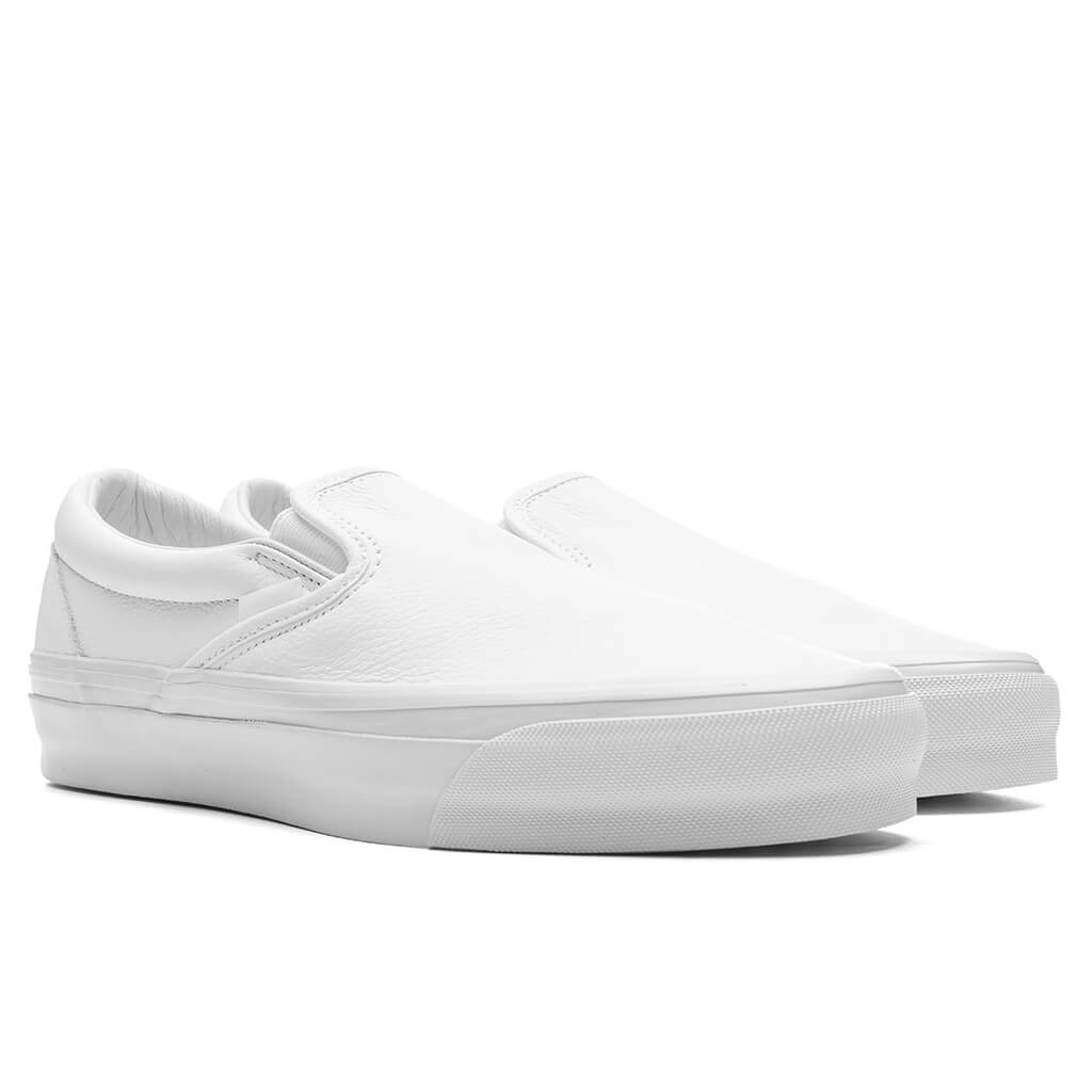 PREMIUM SLIP-ON REISSUE 98 LX LEATHER - WHITE/WHITE - 2