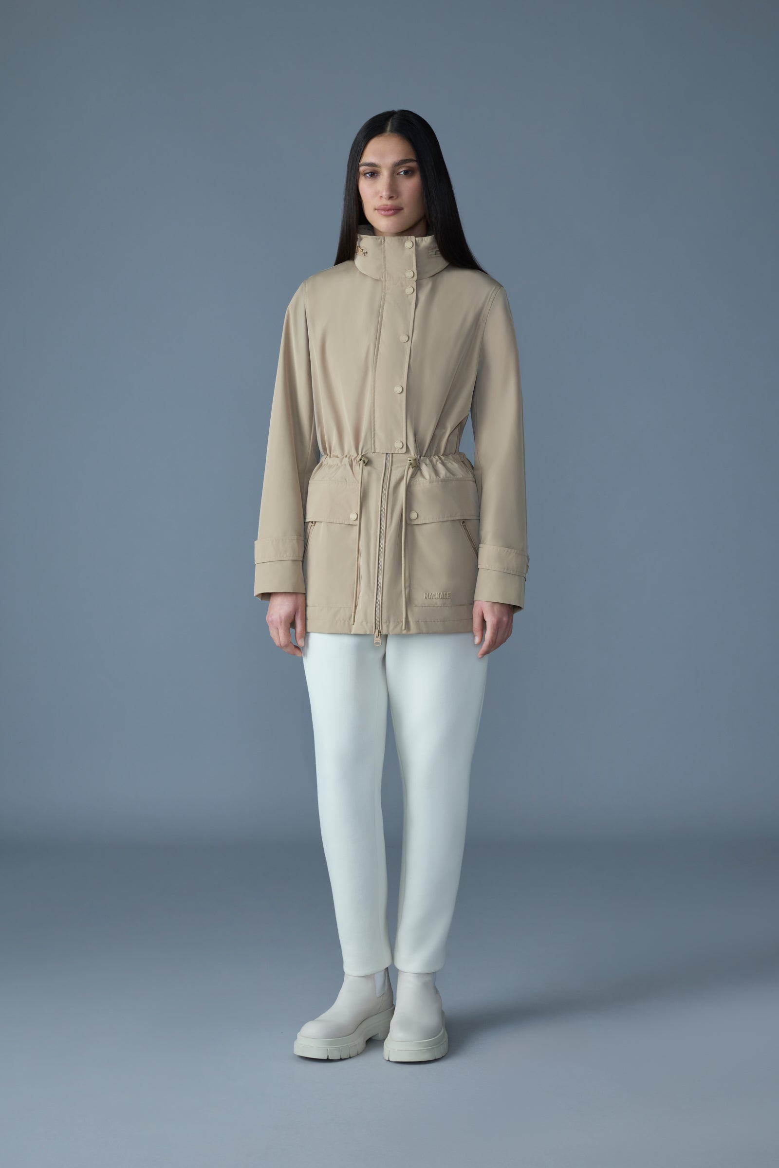 KERYN Medium-Length Rain Jacket - 3