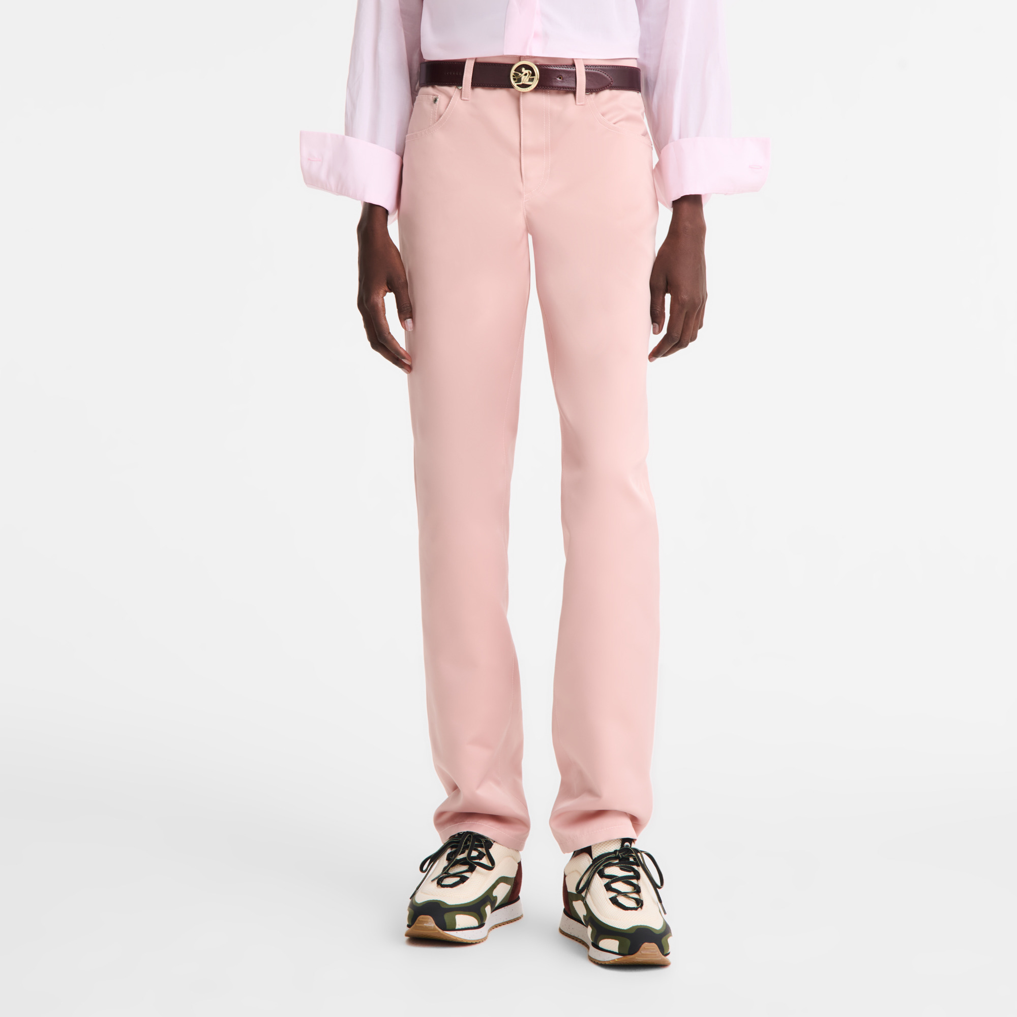 Trousers Pink Tea - Techno satin - 4