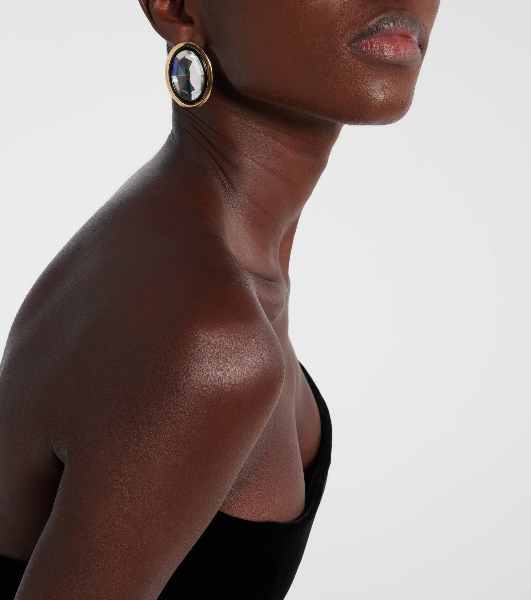 Crystal-embellished eariings - 3