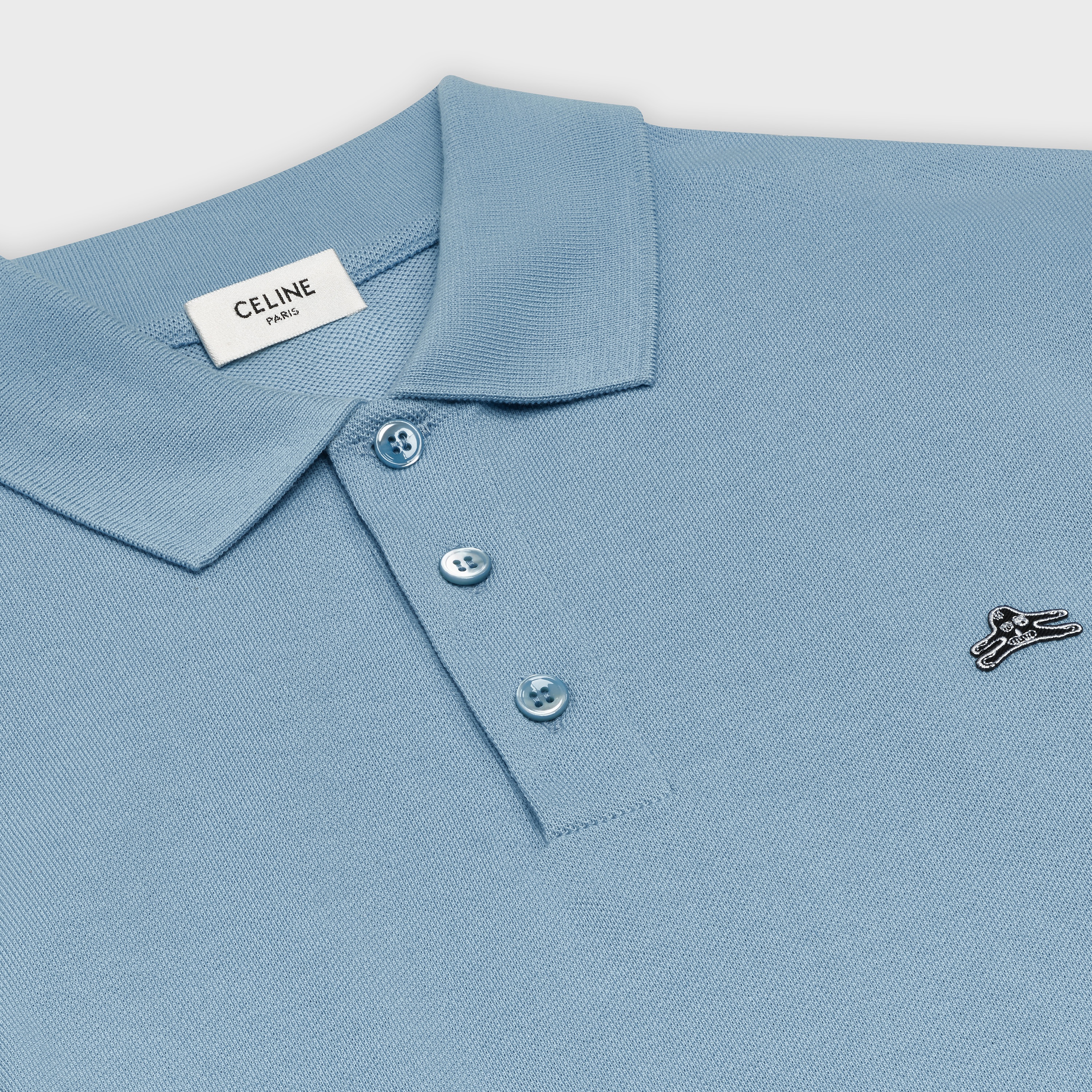 EMBROIDERED POLO PIQUÉ IN COTTON WITH ANDRÉ BUTZER COLLABORATION - 3