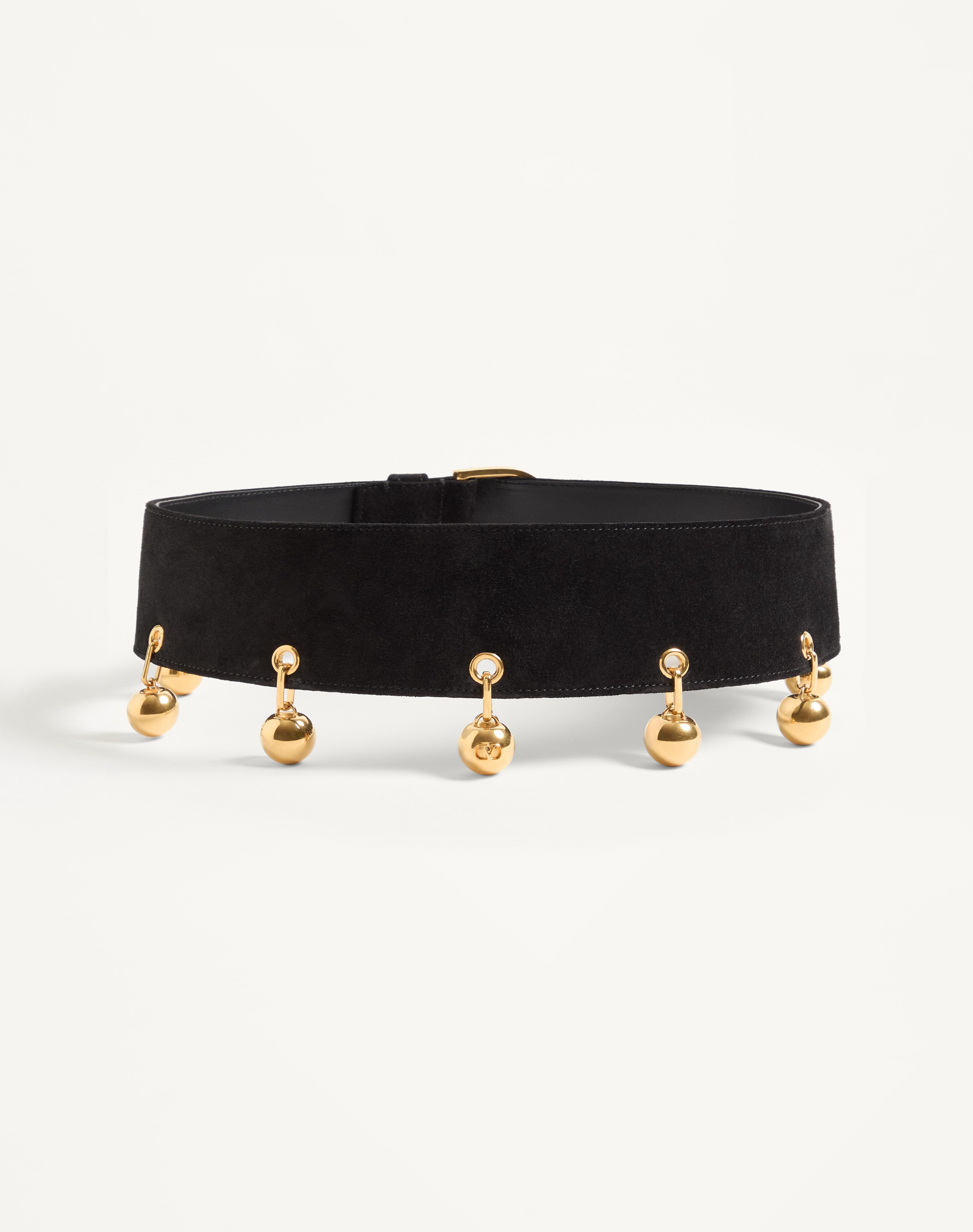 VLOGO SIGNATURE SUEDE BELT 65 MM - 1