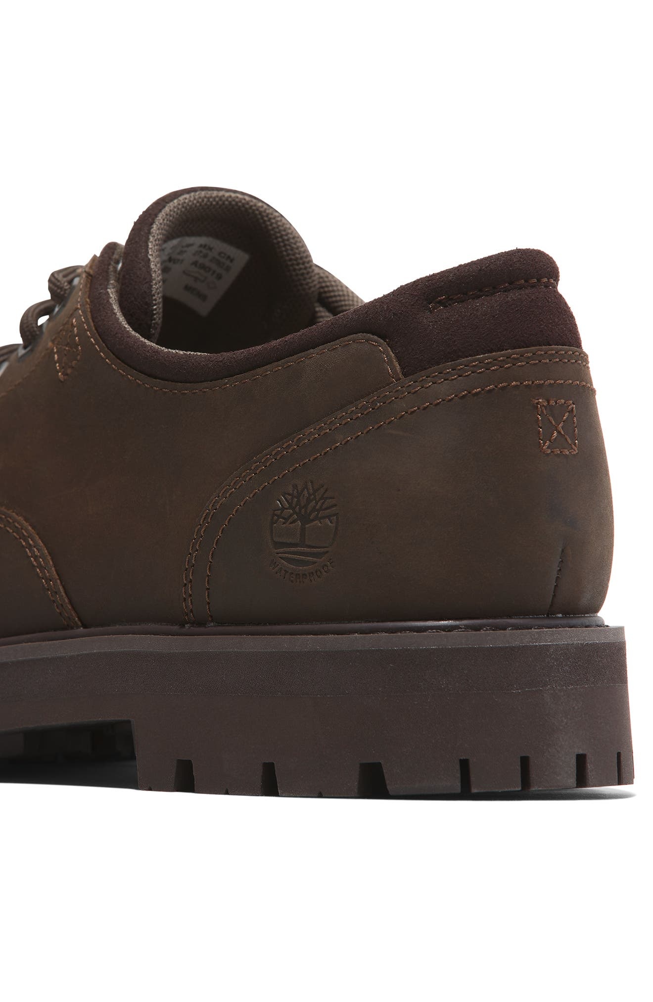 Timberland Britton Road Waterproof Derby in Dark Brown Full Grain at Nordstrom - 6