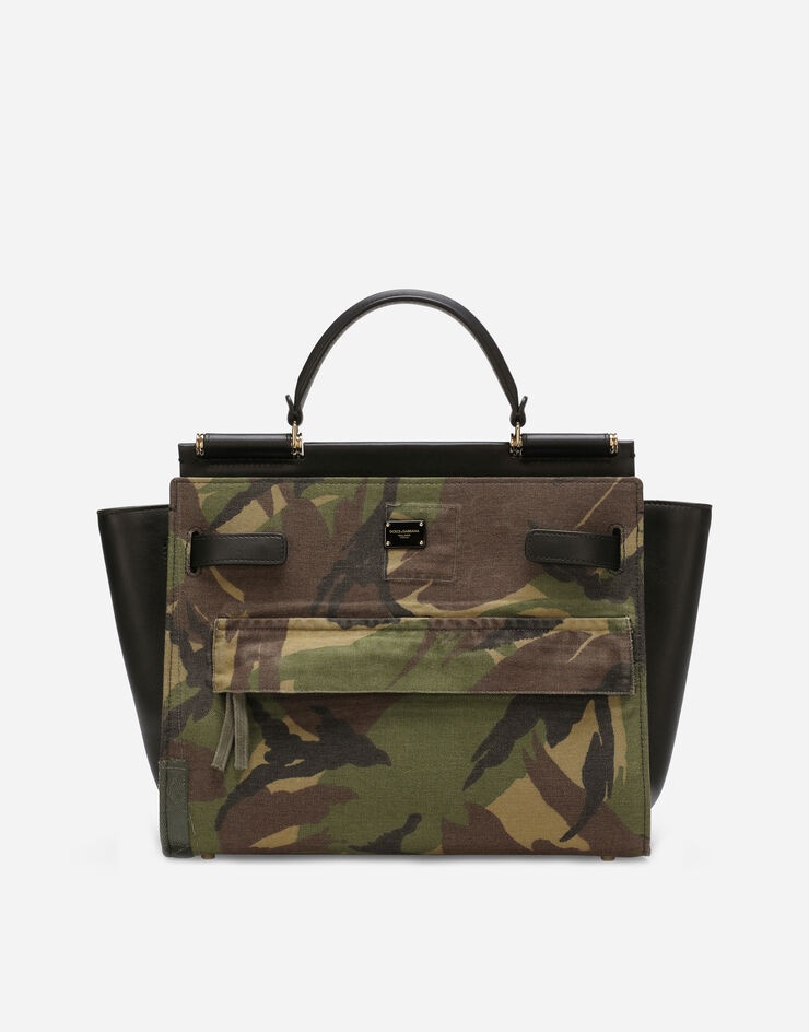 Sicily 62 Soft bag in camouflage patchwork - 1