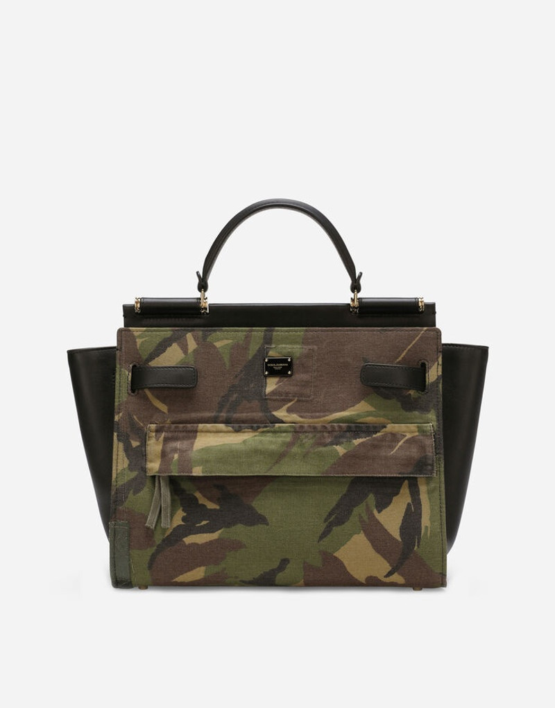 Sicily 62 Soft bag in camouflage patchwork 1