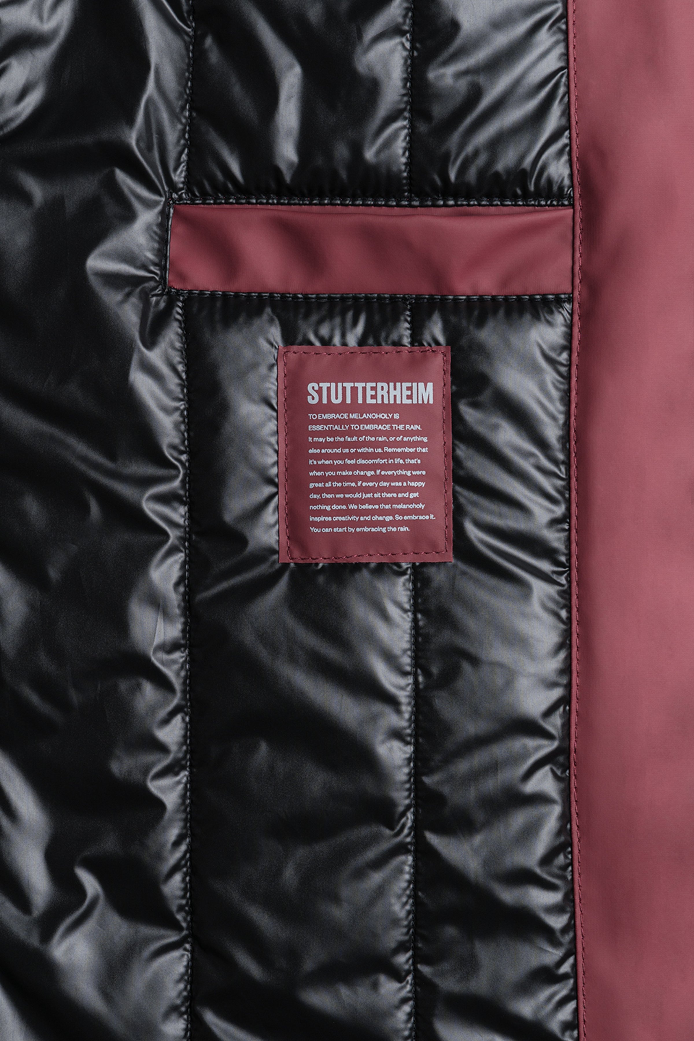 Mosebacke Long Winter Jacket Burgundy - 5