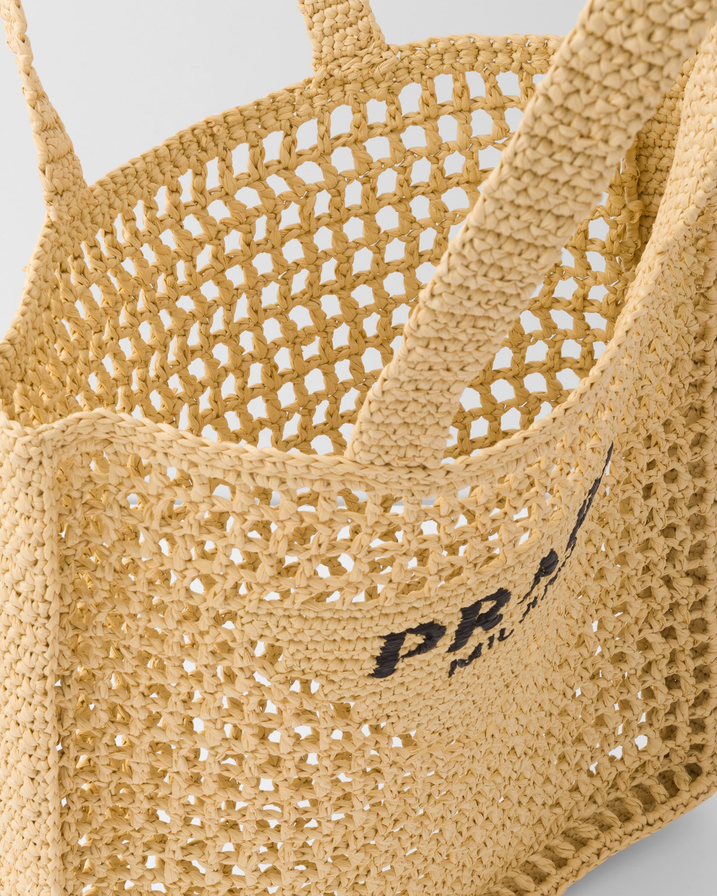 Crochet tote bag with logo - 5