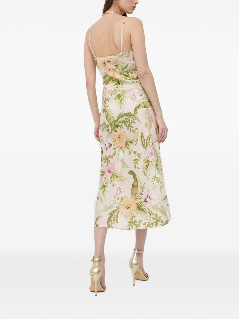 cowl-neck floral dress 3