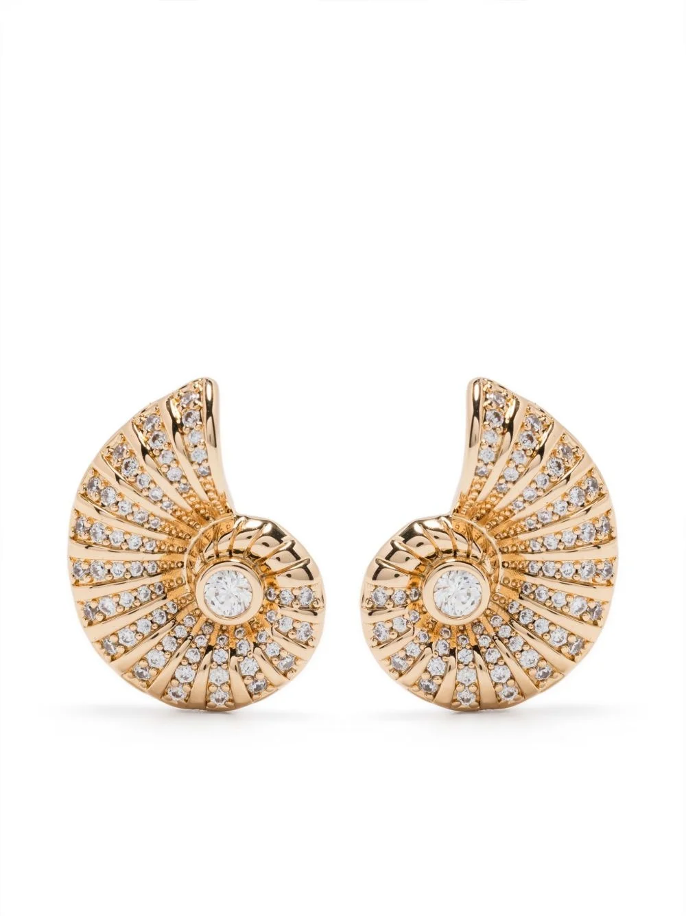 Crystal Shell earrings - 1