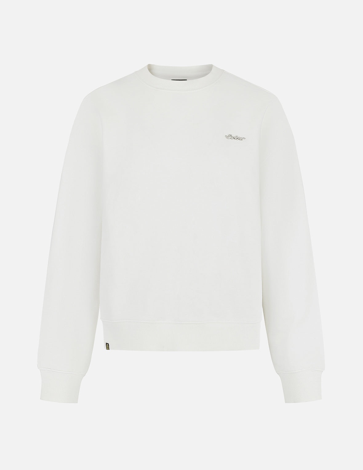 Hummingbird and Magnolia Embroidery Oversized Sweatshirt - 2