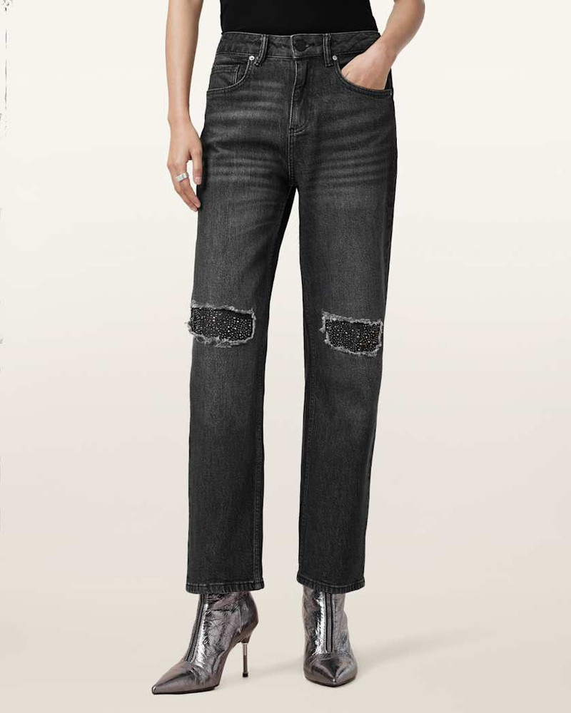 IDA CROPPED STRAIGHT DENIM JEANS 3