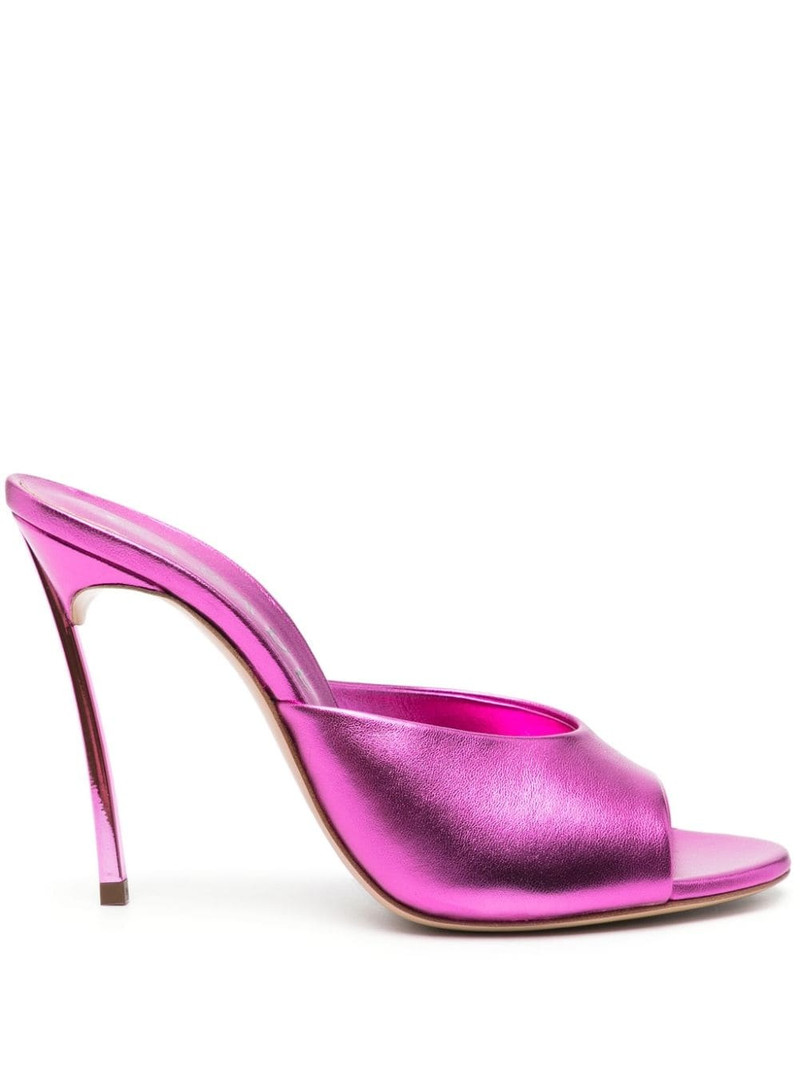 Blade Flash100mm patent-leather mules 1