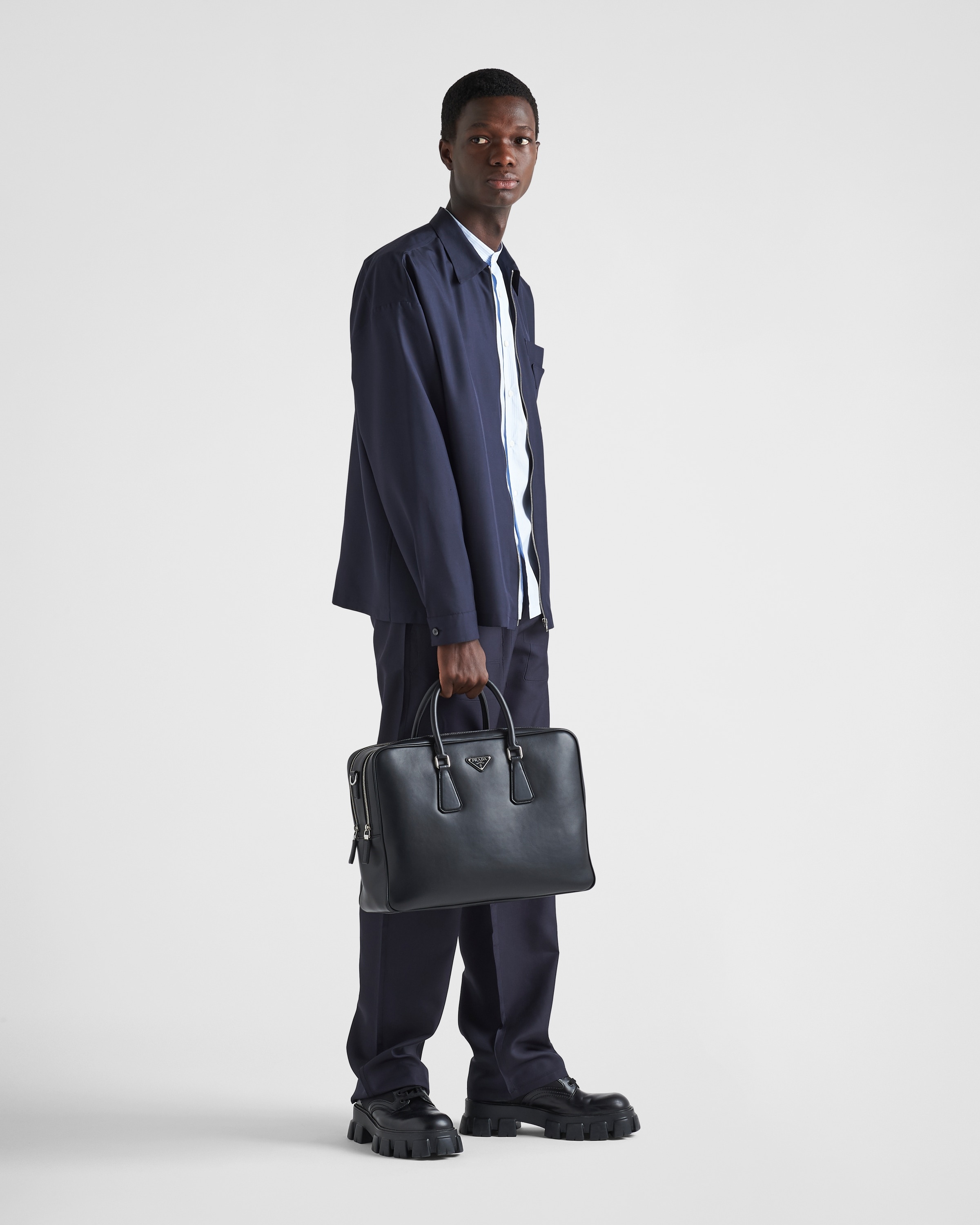 Leather briefcase - 8