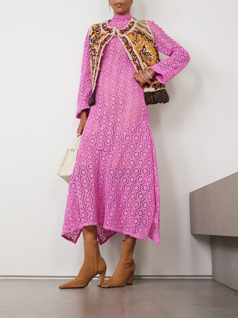 ALIX OF BOHEMIA Laila Cotton-lace Midi Dress outlook