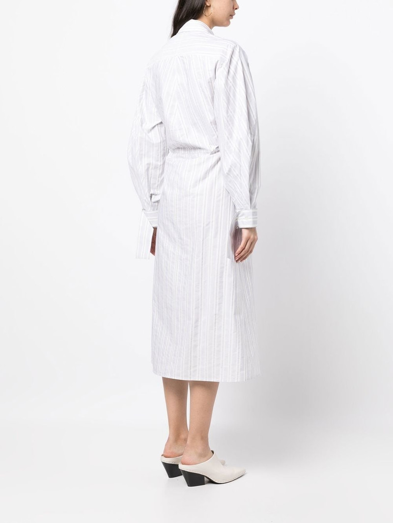 vertical-stripe shirt dress 4