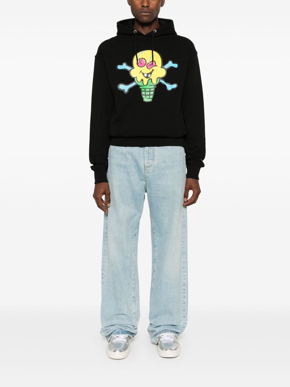 Cones & Bones cotton hoodie - 2