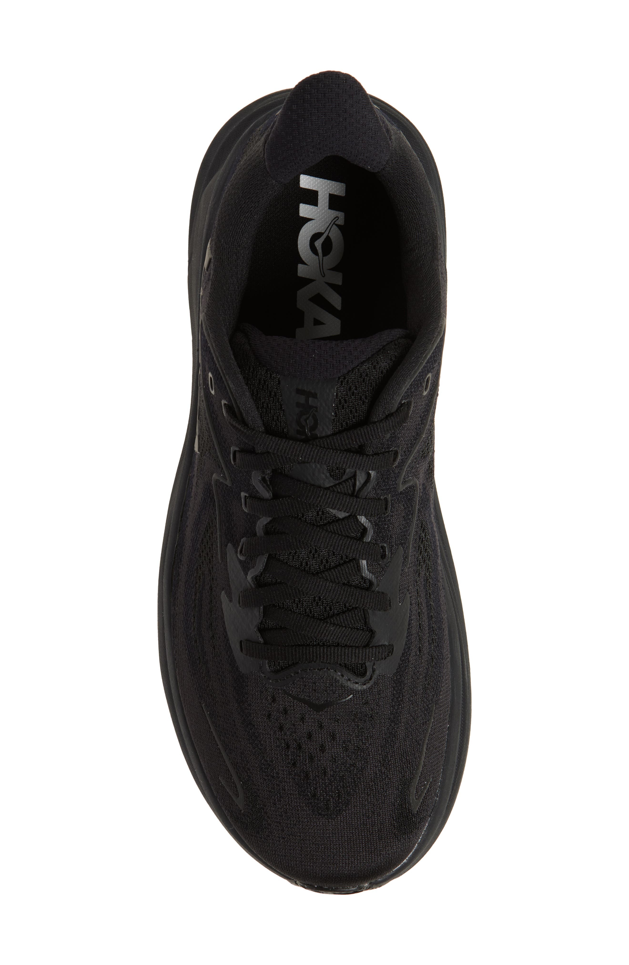 HOKA Clifton 10 Running Shoe in Black /Black at Nordstrom - 5