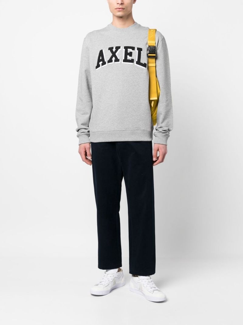 logo-patch organic cotton sweatshirt - 2
