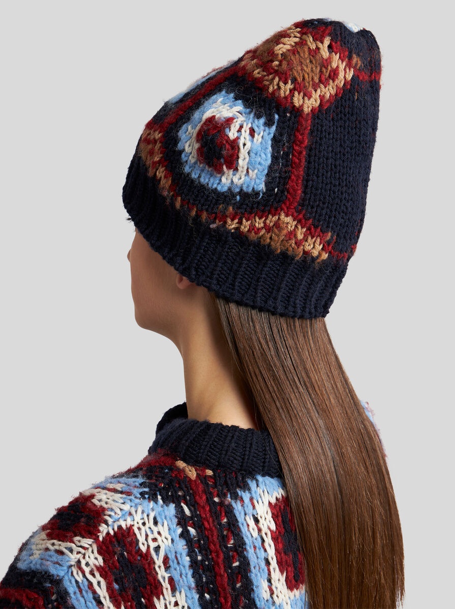 JACQUARD HAT - 2