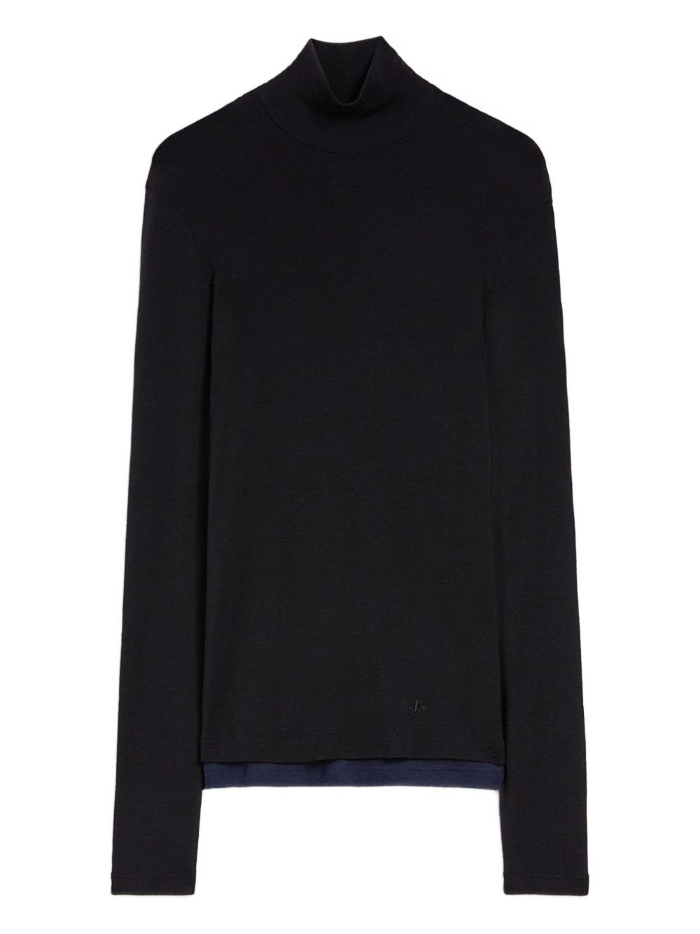 wool layered T-shirt - 5