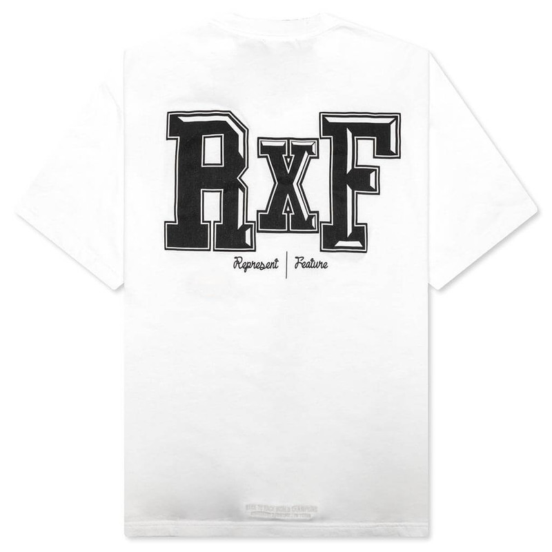 REPRESENT FEATURE X REPRESENT MULTI LOGO T-SHIRT - FLAT WHITE outlook