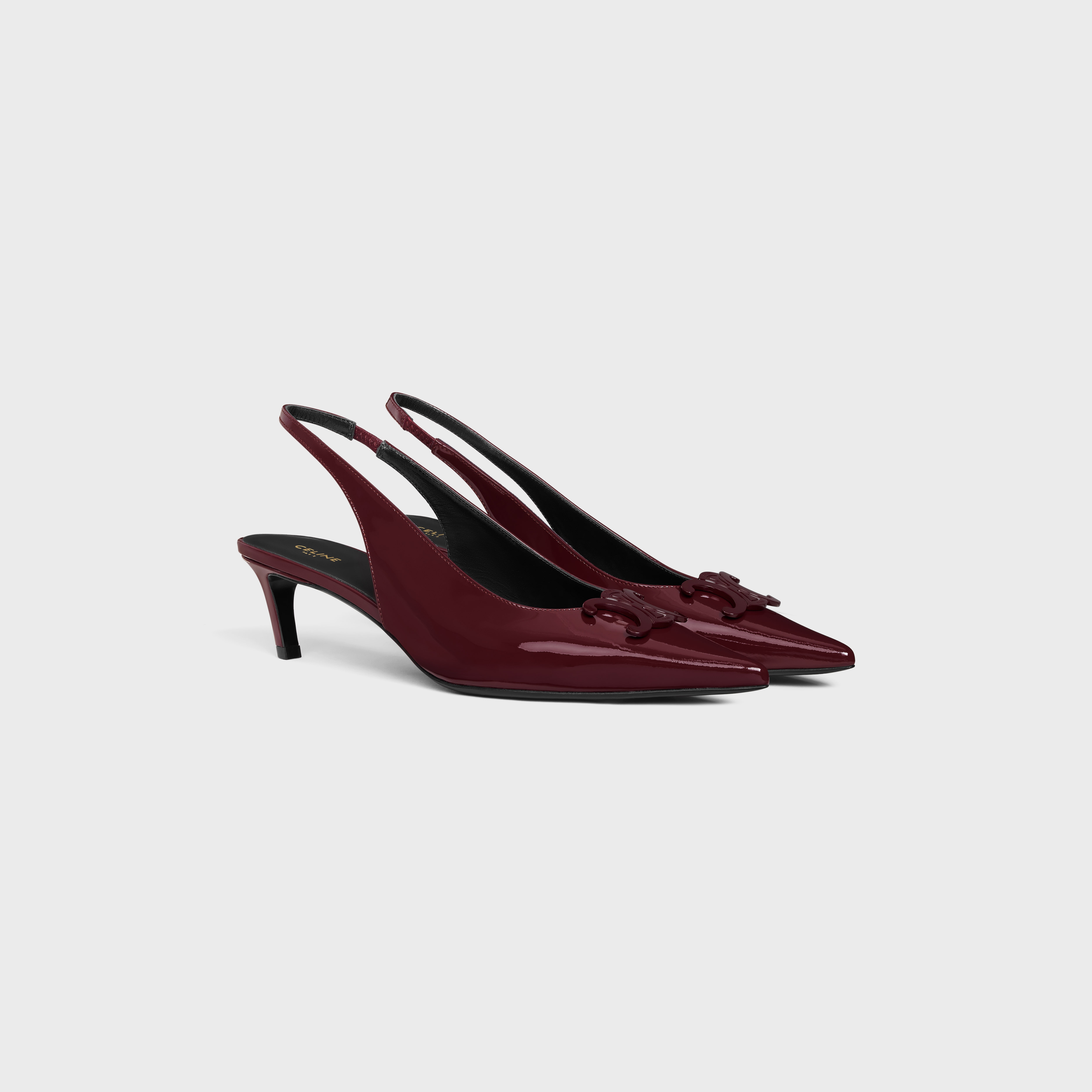 CELINE ALMA TRIOMPHE SLINGBACK in PATENT CALFSKIN - 2