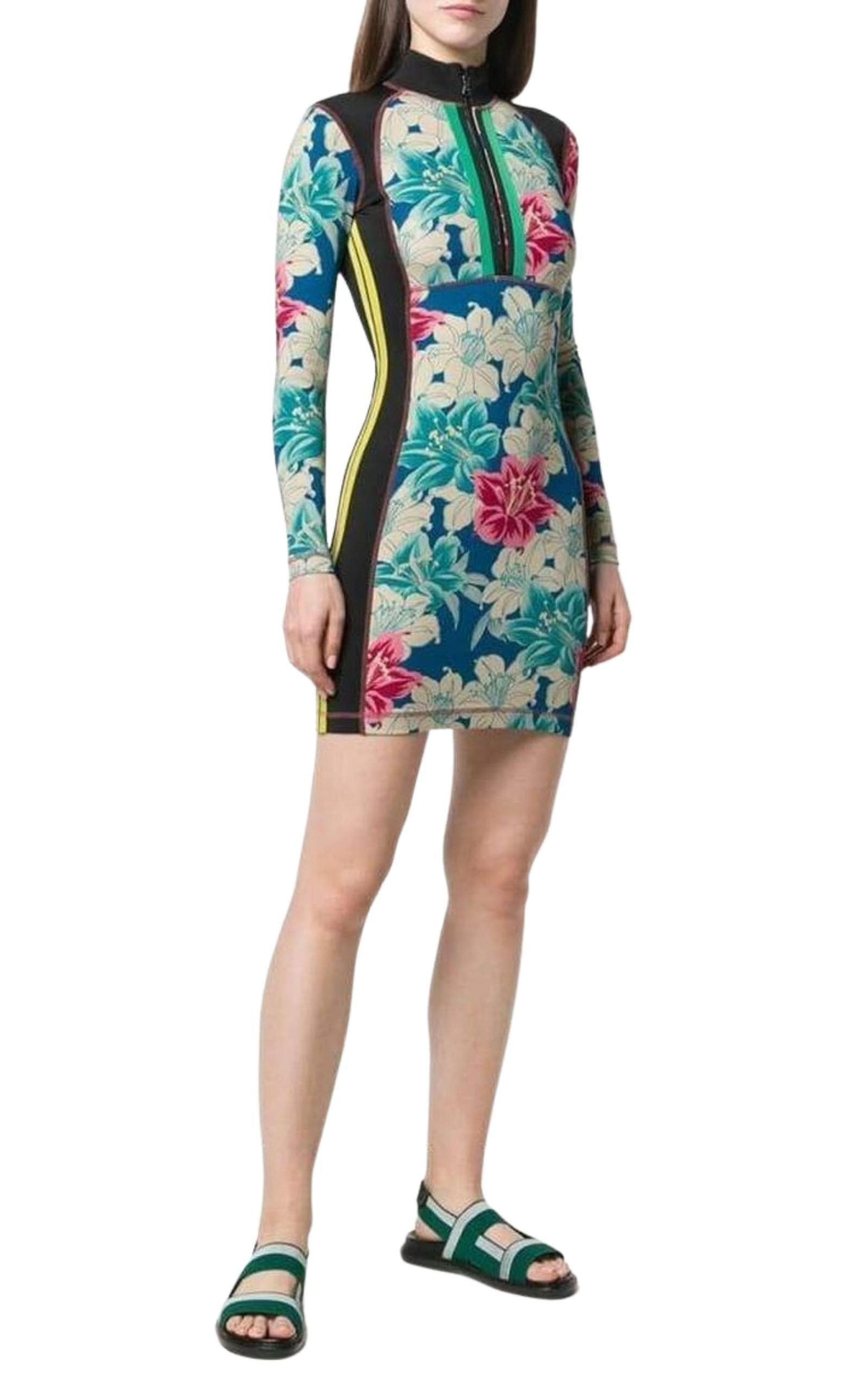 Multicolor Floral Dress - 4