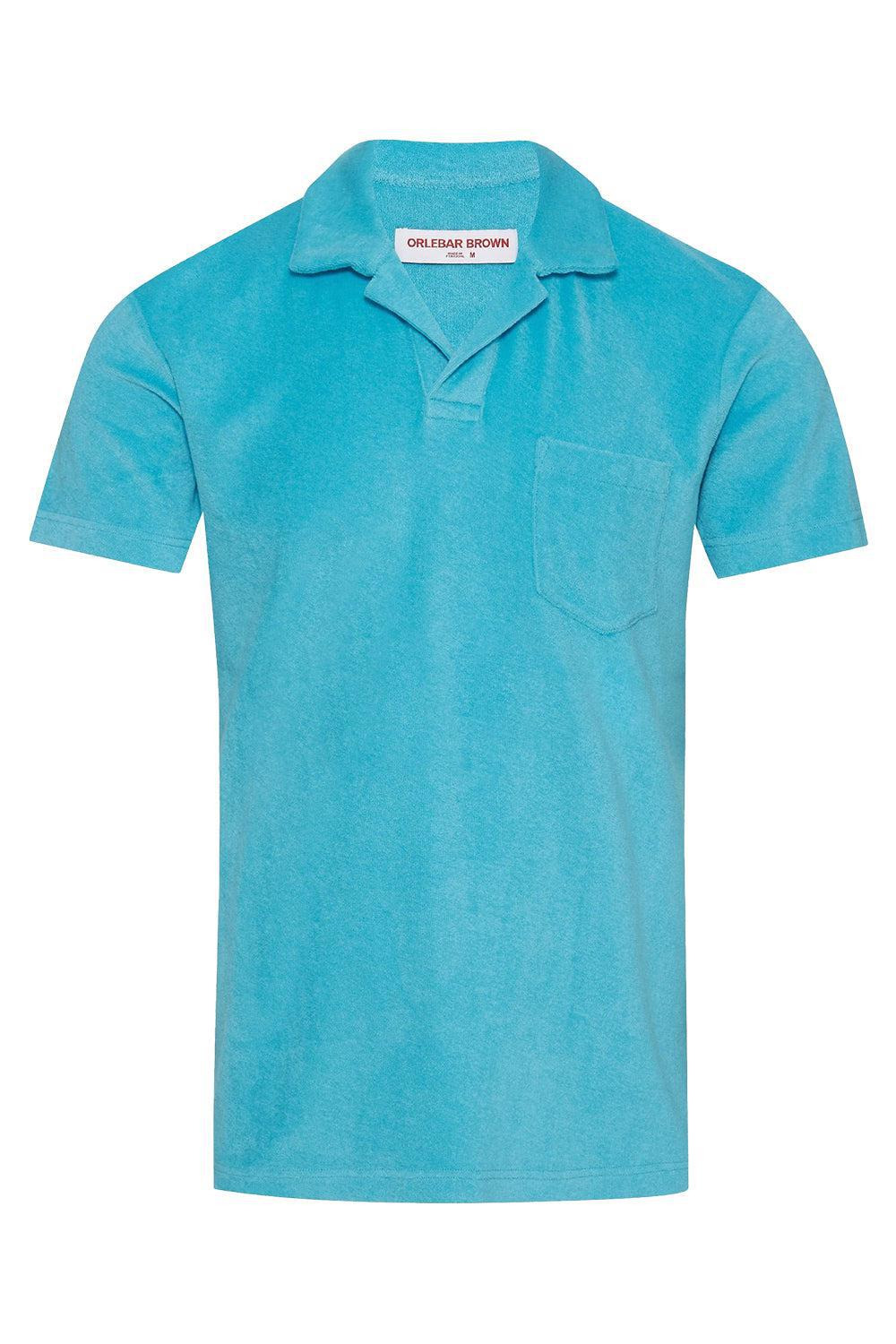 Short Sleeve Terry Polo - 1