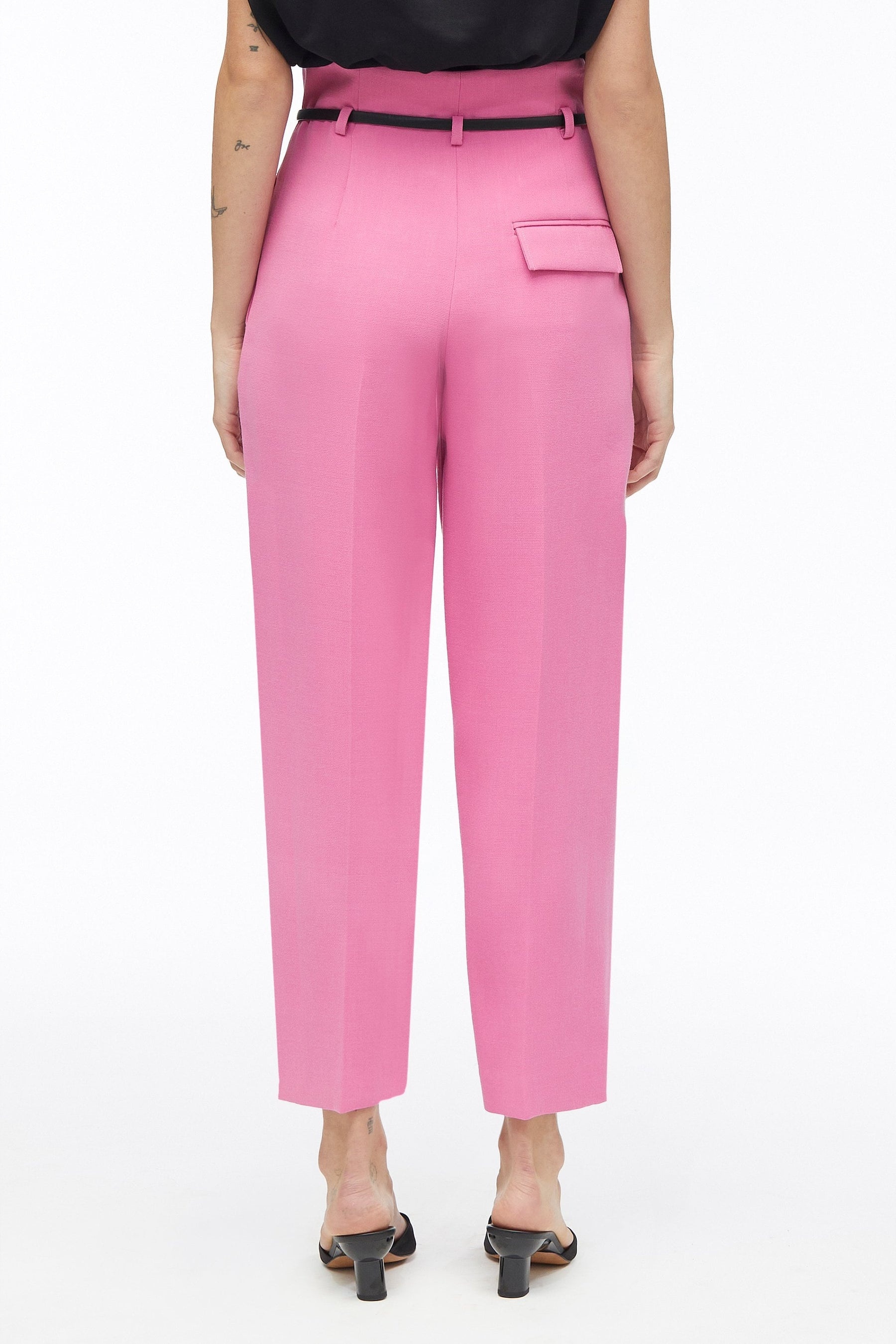 Viscose Crepe Origami Pant - 5