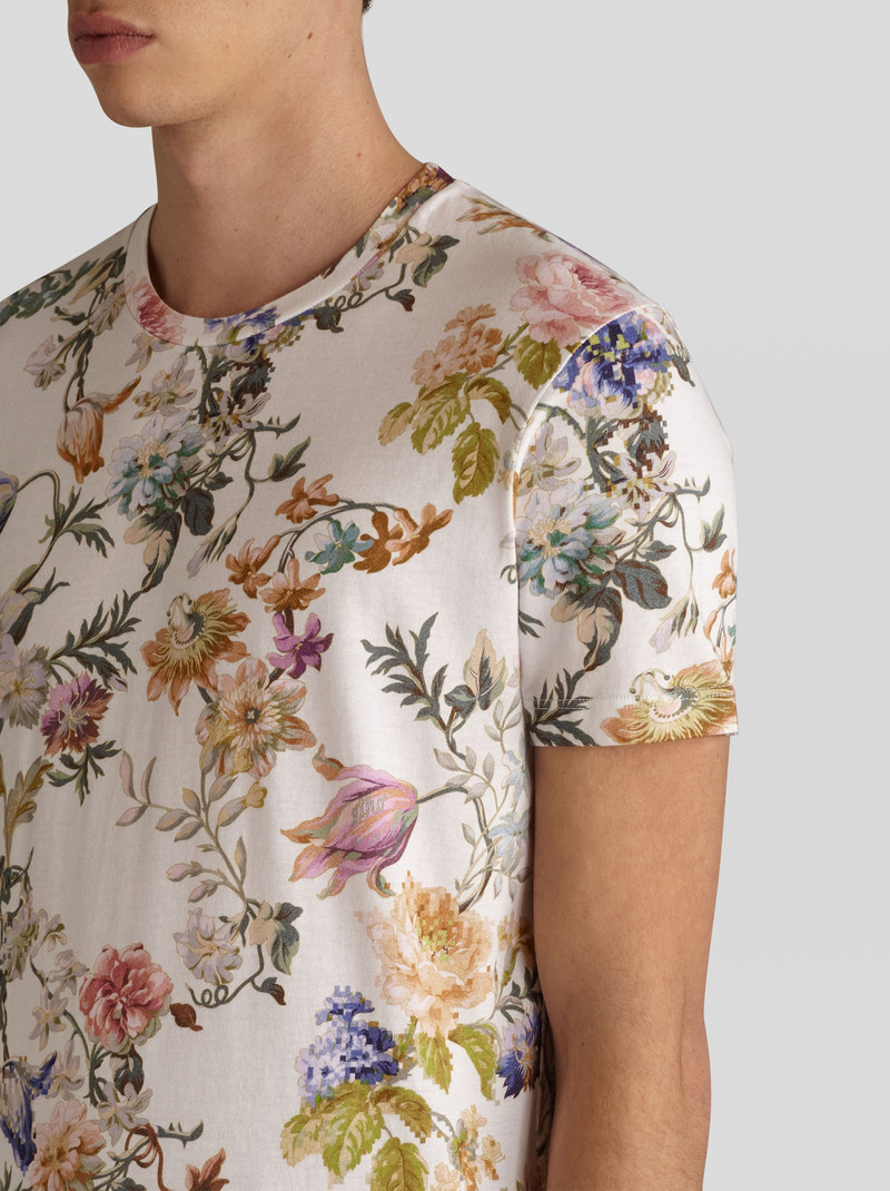 Etro FLORAL COTTON T-SHIRT outlook