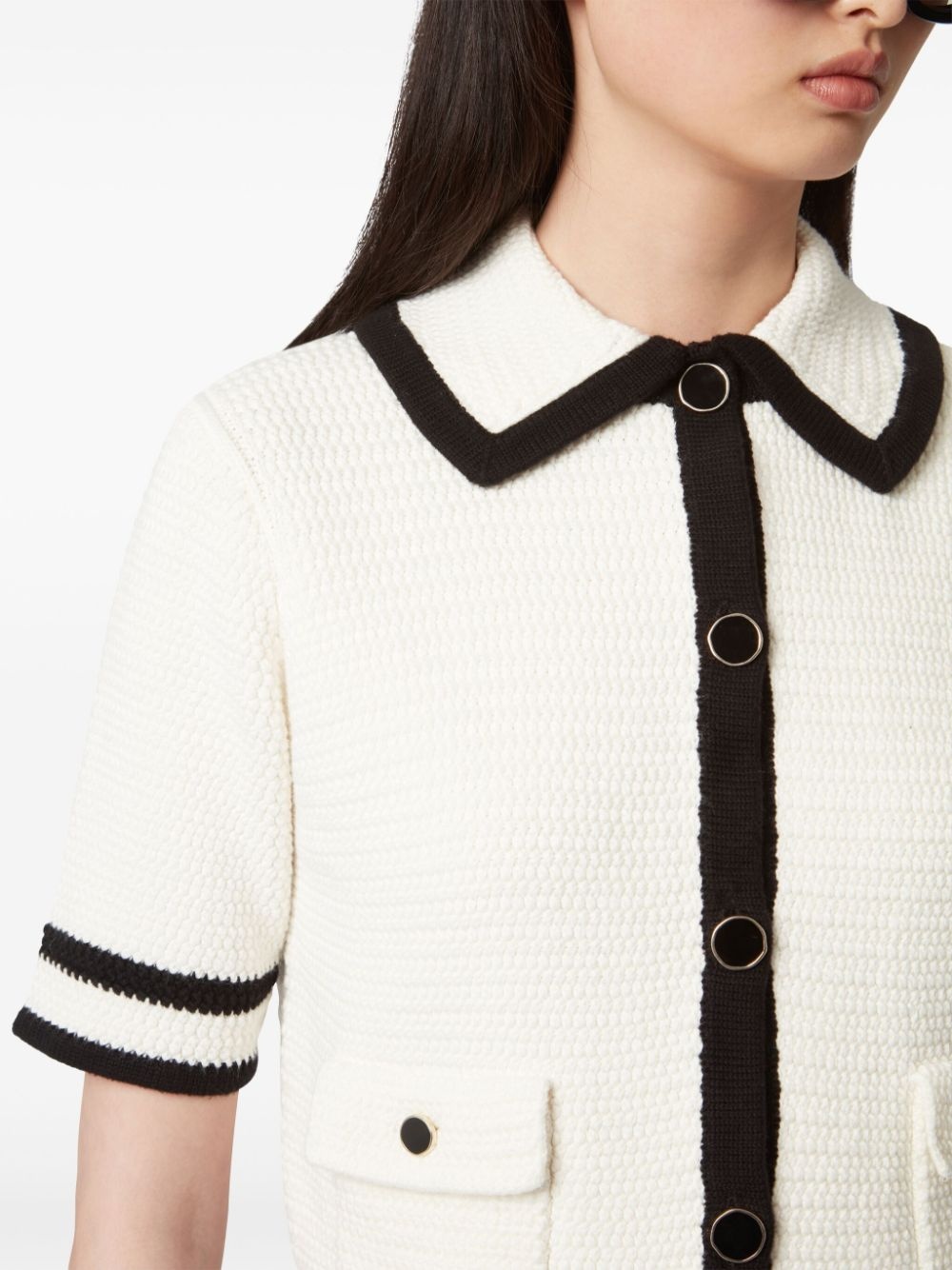 three-quarter sleeves cardigan - 5
