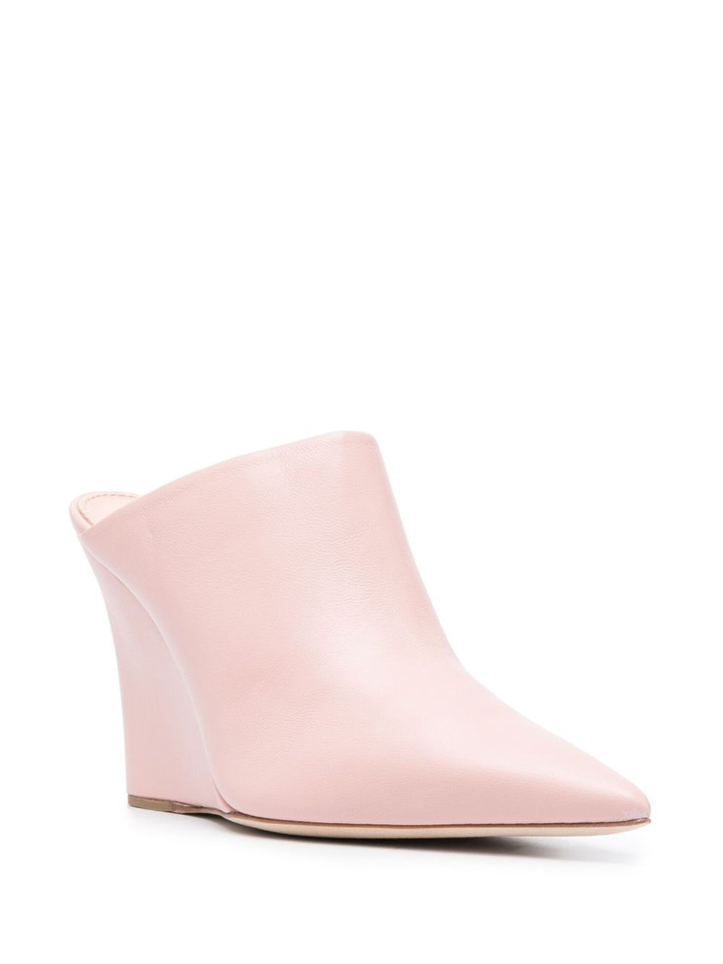 PARIS TEXAS Wanda pointed toe 100mm mules outlook