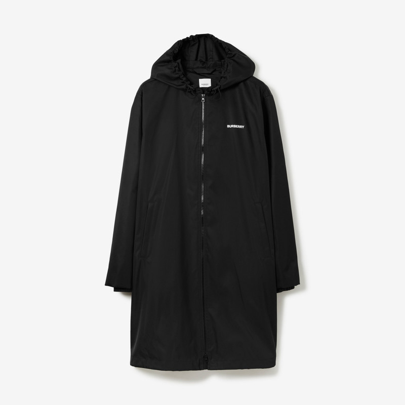 Ice Cream Print Nylon Hooded Coat 1