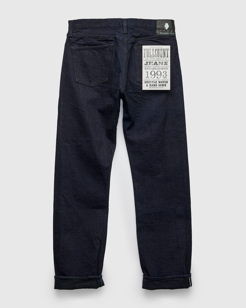 B1108SRB "Super Rough" 15.5oz Indigo/Black Selvedge Denim - Slim Straight Fit 3