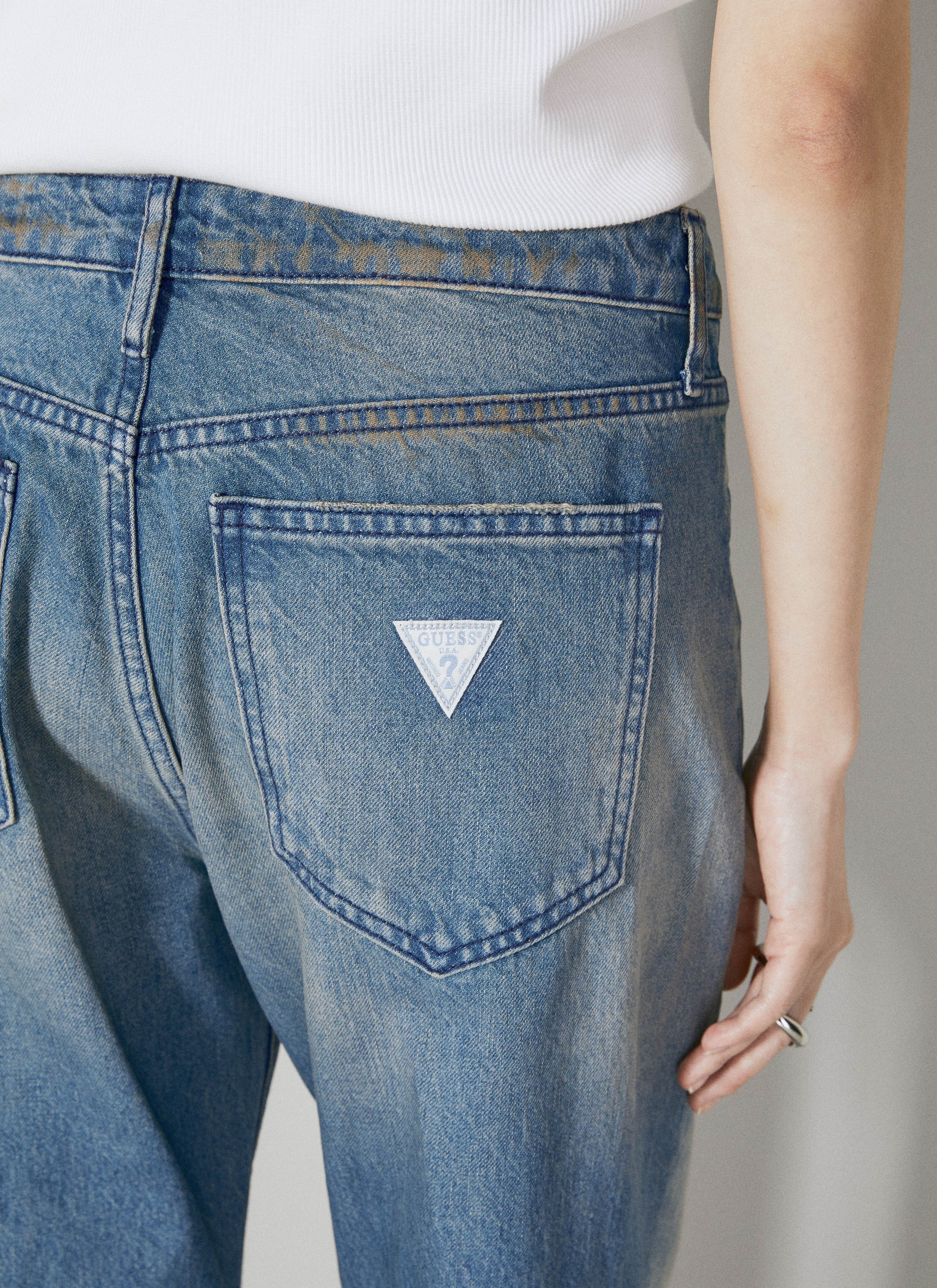 Stained Flared Jeans - 3