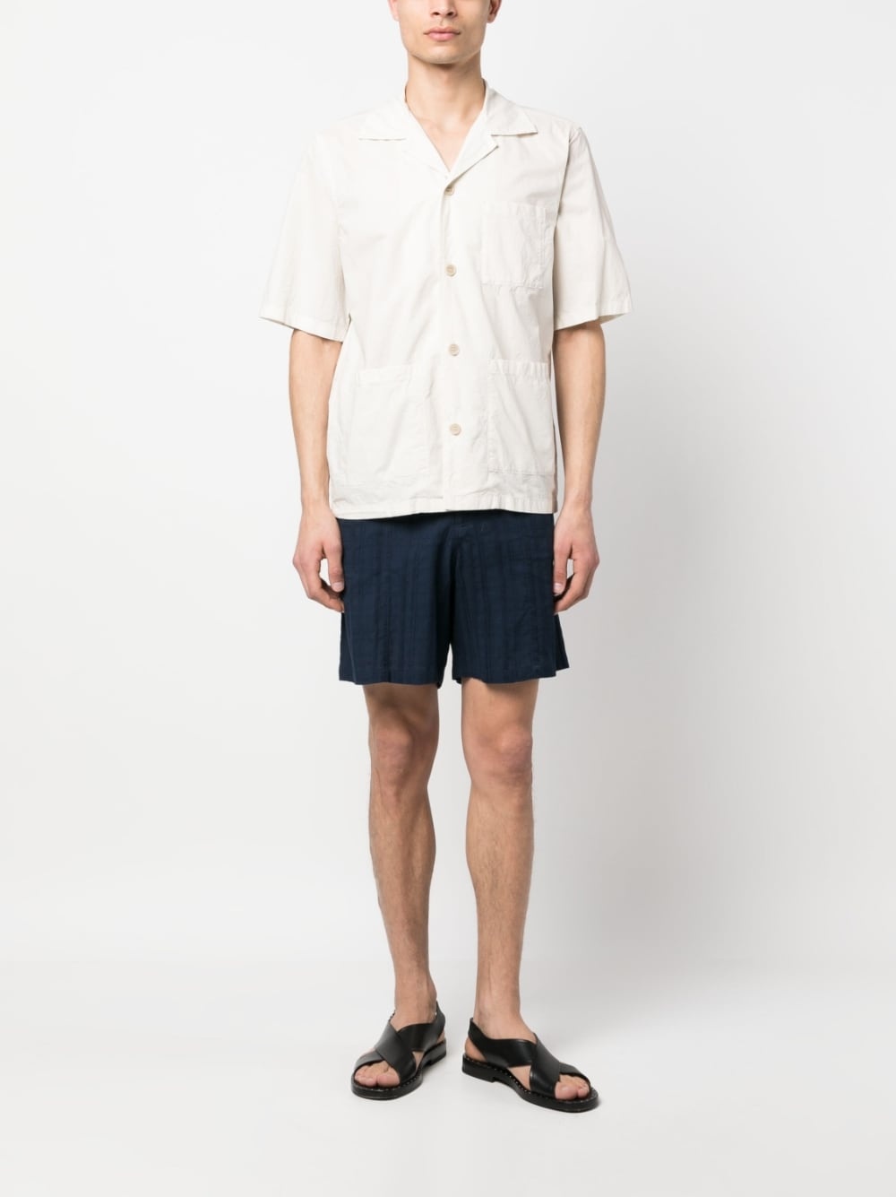 short-sleeve cotton shirt - 2