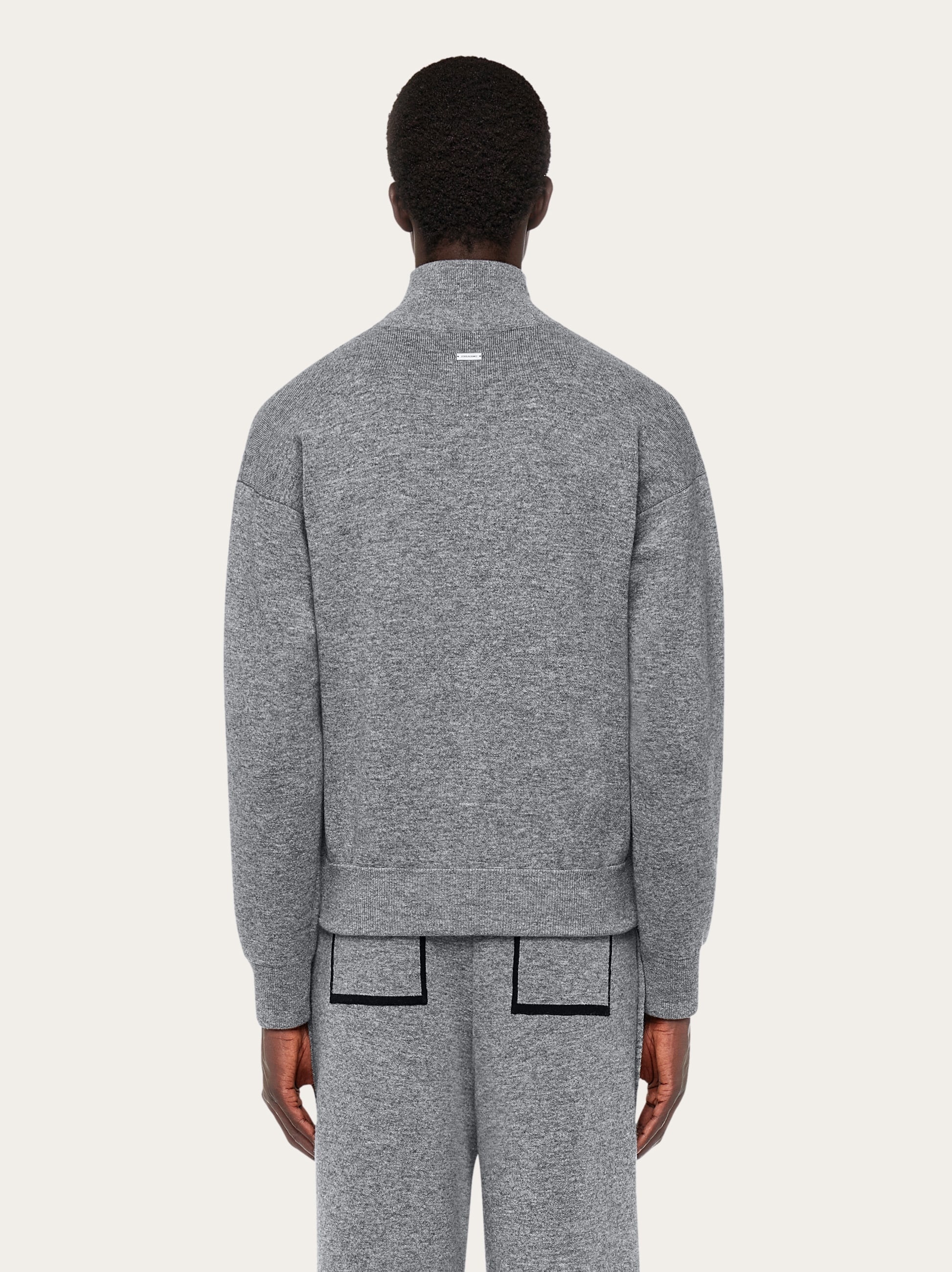 Knitted blouson - 4