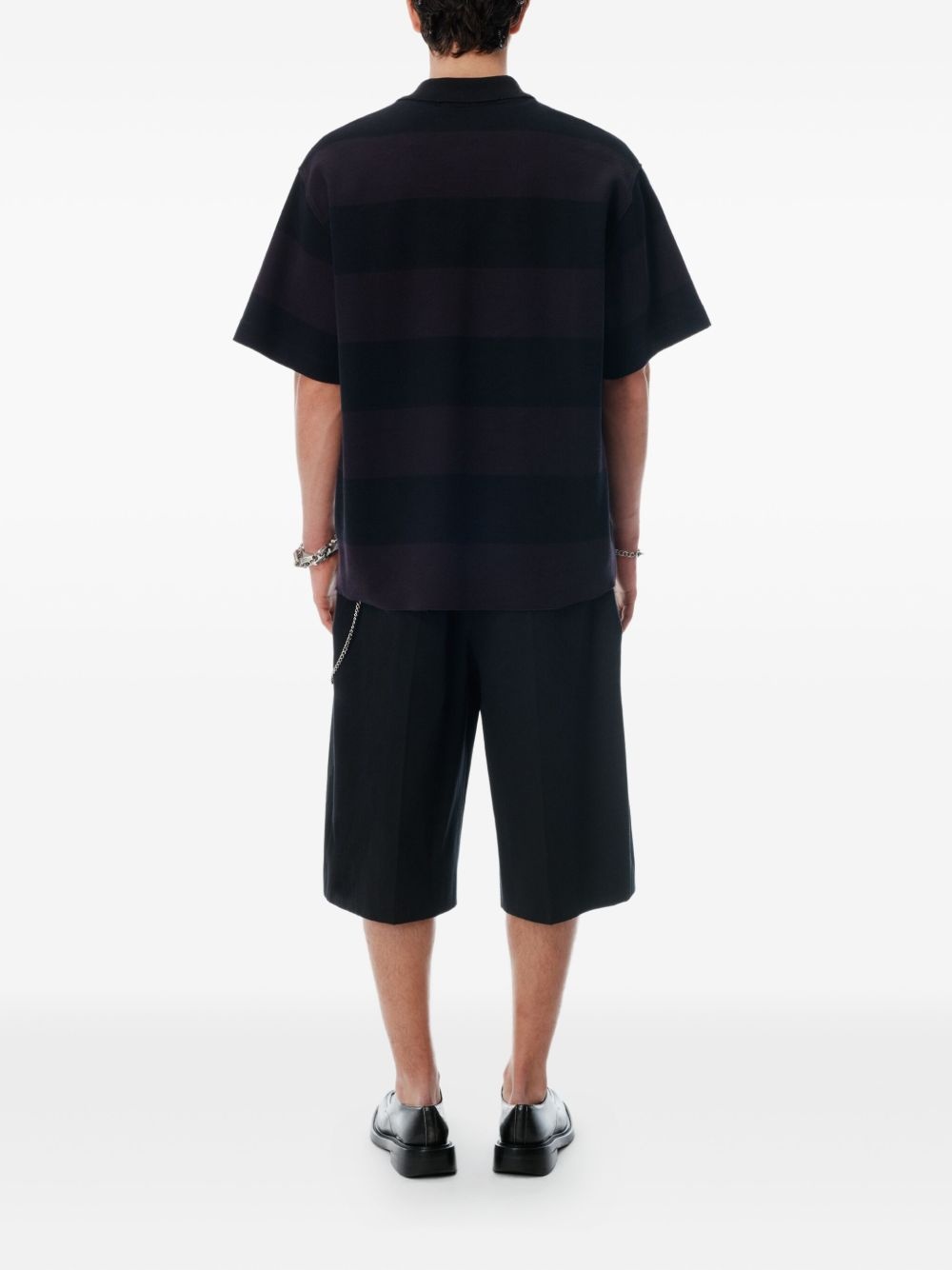 Marina striped piqué polo shirt - 3