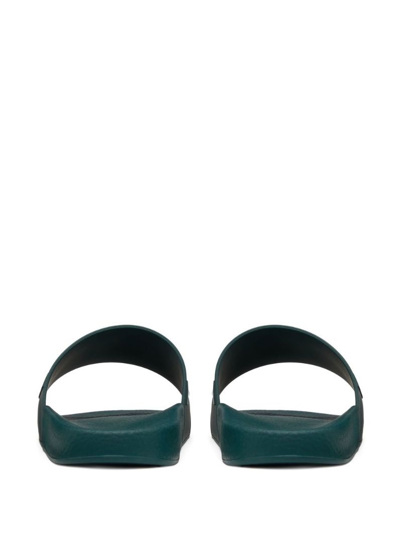 VLTN embossed slide sandals - 3