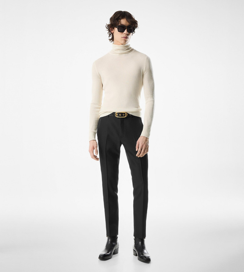 TOM FORD WOOL SILK CASHMERE RIB ROLL NECK outlook