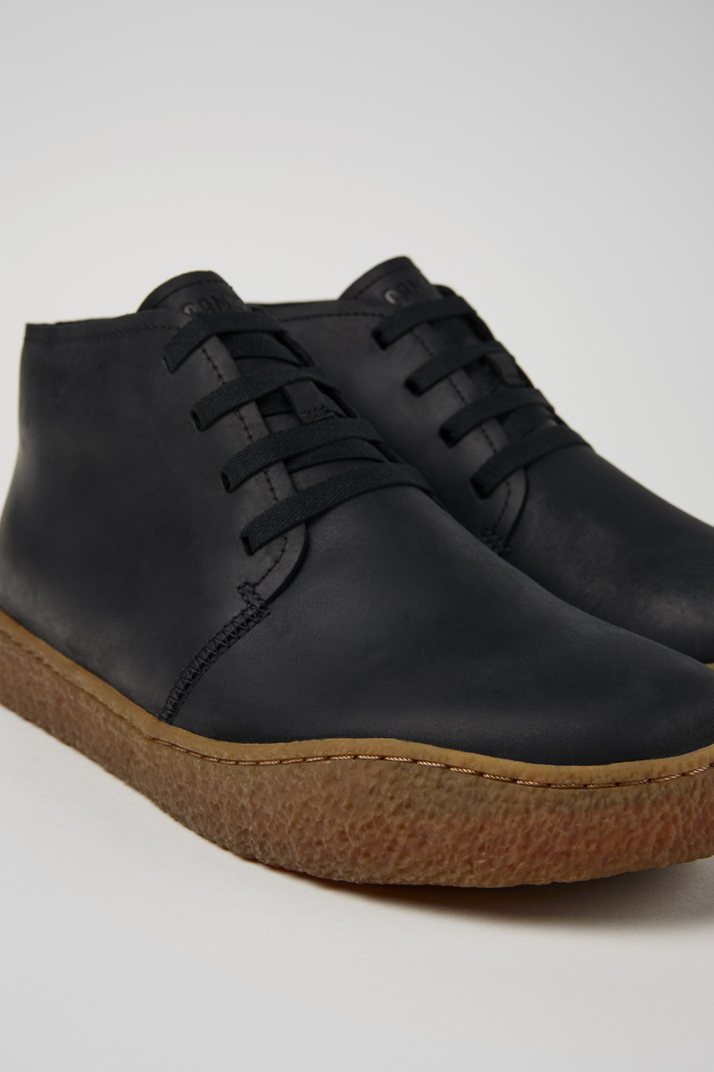 Black Nubuck Desert Boot for Men 2