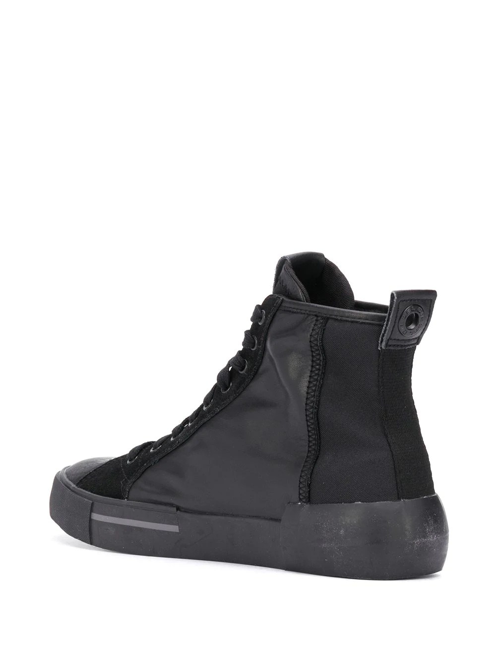 calf leather hi-tops - 3