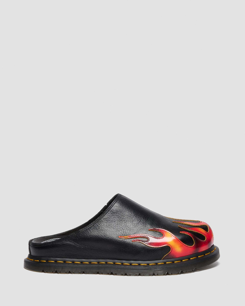 San Flame Leather Mules 1