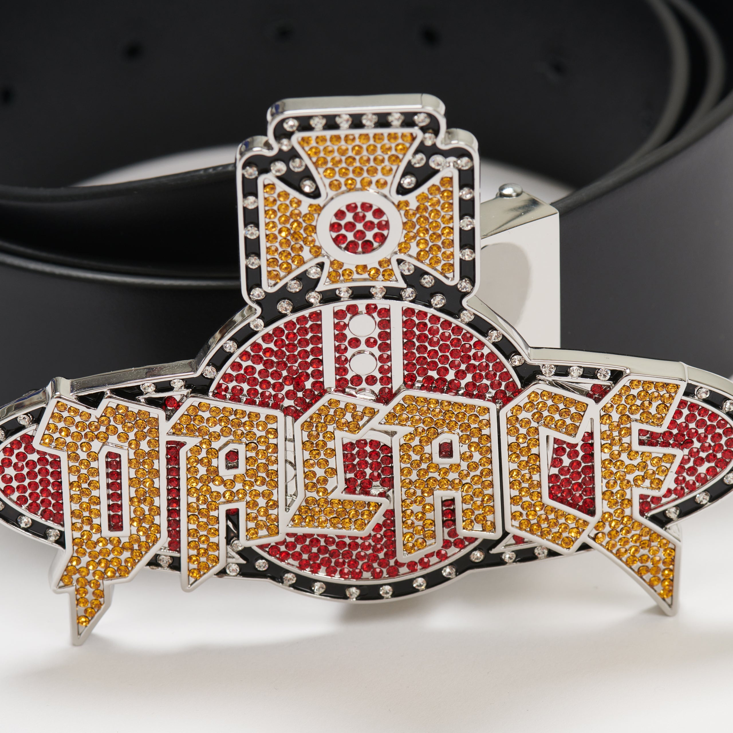 PALACE VIVIENNE WESTWOOD CIRCUS DIAMANTE BELT BLACK - 3