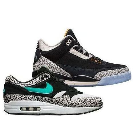 Atmos x Air Jordan 3 Retro & Air Max 1 'Safari Pack' 923098-900 - 1