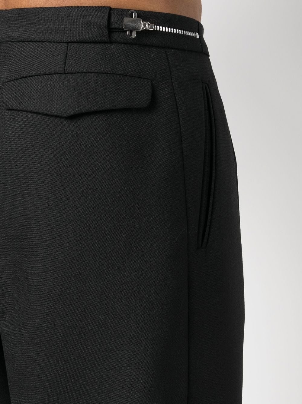 tapered-leg tailored trousers - 5