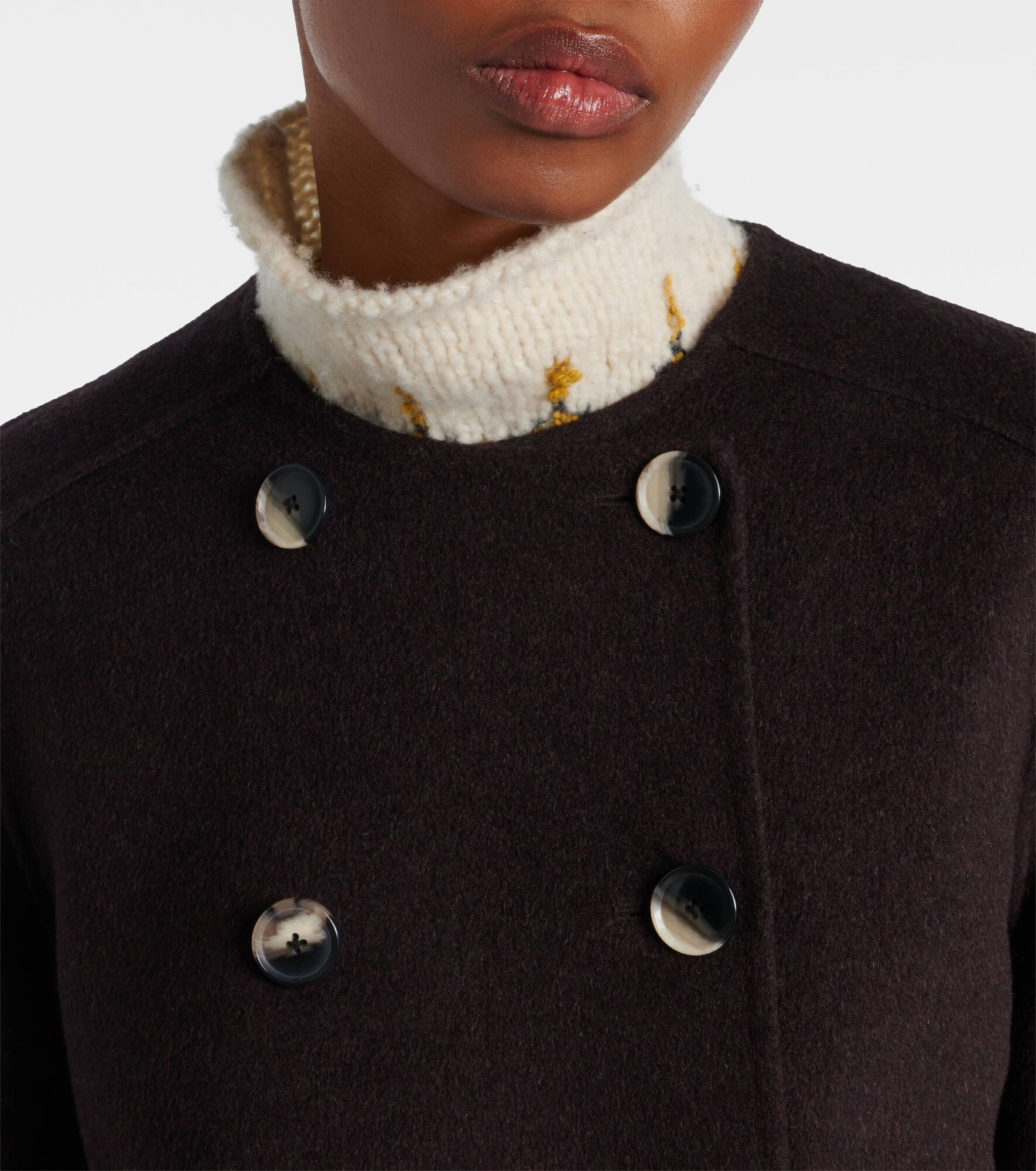 Courtney double-breasted wool-blend jacket - 4