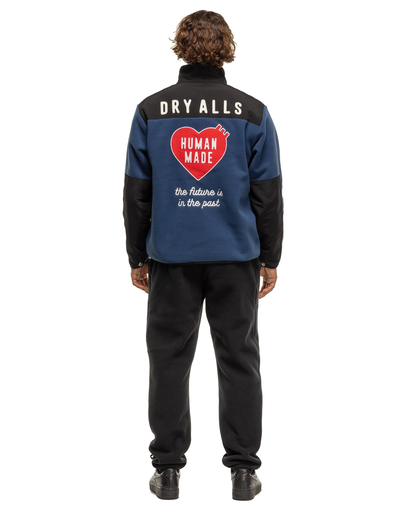 Fleece Half-Zip Jacket Navy - 3